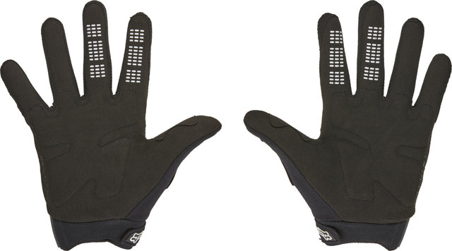 Fox Head Youth Dirtpaw Full Finger Gloves - black-white/L