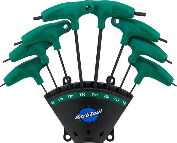 ParkTool Set de llaves de Torx con mango en P PH-T1.2 - verde-negro