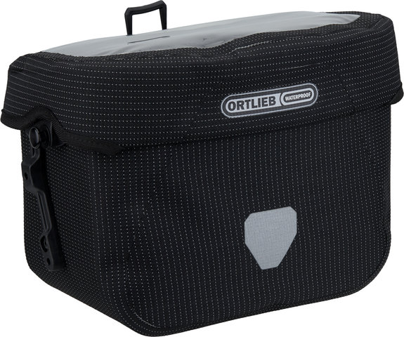 ORTLIEB Ultimate High-Vis Bolsa de manillar - black reflective/6500 