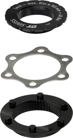 DT Swiss Brake disc adapter Center Lock to 6-bolt for road - black/Disc Center Lock