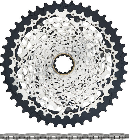 SRAM Force 1 D2 Wide XPLR AXS 1x12-speed Groupset - iridescent/none/175,0 mm/SRAM XDR/10-44/SRAM XDR/without