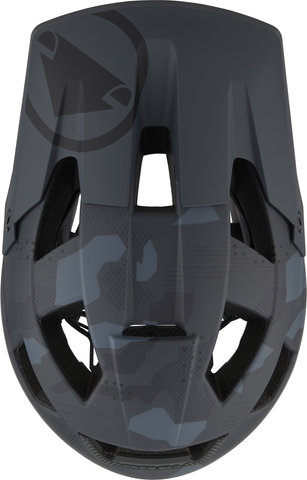 Endura Casque SingleTrack Youth Full Face - grey camo/51 - 56 cm