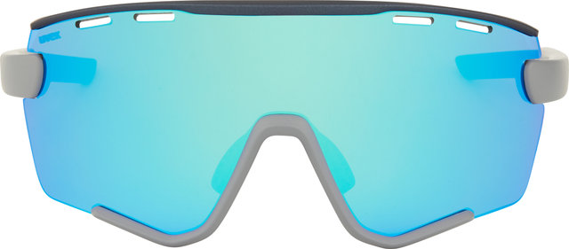 uvex sportstyle 236 Set Sports Glasses - rhino-deep space mat/mirror blue