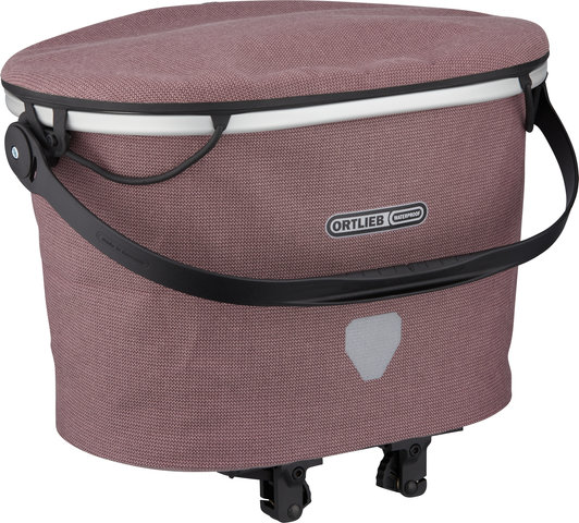 ORTLIEB Up-Town Rack Urban Basket - ash rose/17.5 litres