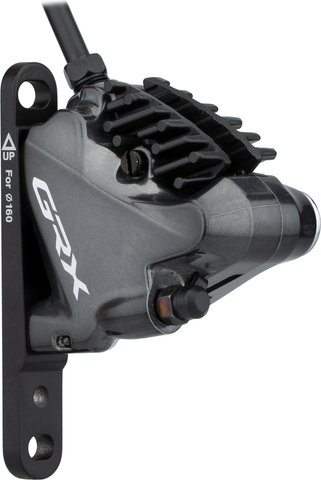 Shimano GRX BR-RX810 + ST-RX810 Disc Brake - black-grey/Front wheel/Left (side-specific)