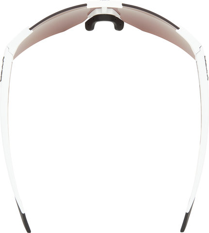 uvex Lunettes de Sport pace perform CV - white mat/pushy pink