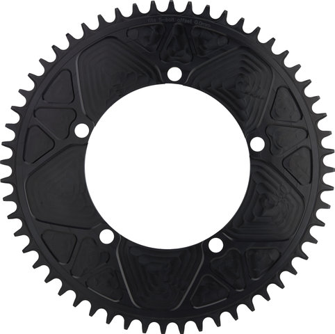 Garbaruk Aero Round Chainring 5-Arm 130 mm BCD - black/56 