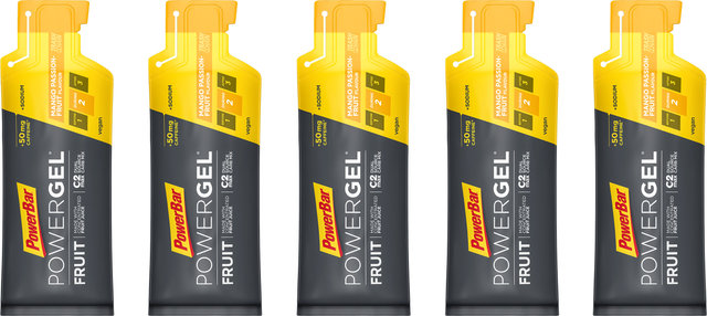 Powerbar PowerGel Fruit - 5 Stück - mango-passion fruit - caffeine