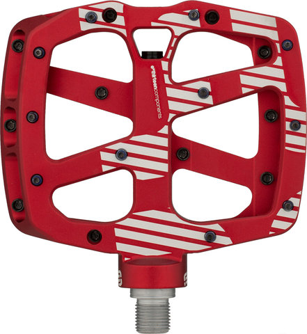 e*thirteen Plus Flat Platform Pedals - red