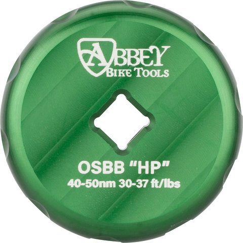 Abbey Bike Tools Bottom Bracket Socket Single Sided for Hope - green