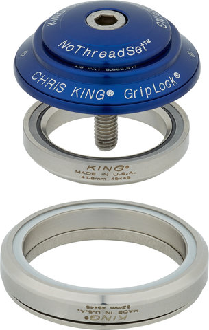 Chris King DropSet 2 IS42/28,6 - IS52/40 GripLock Steuersatz - navy/1 1/8" - 1,5" tapered/IS42/28,6 - IS52/40