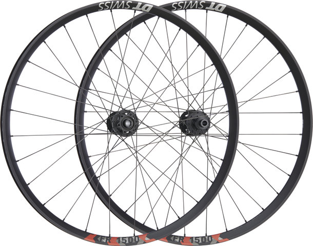 DT Swiss FR 1500 Classic 30 Boost 6-Bolt Disc 27.5" Wheelset - black/Boost/148 mm/110 mm/Boost/27.5" (650B)/110 mm/110 mm/148 mm/SRAM XD