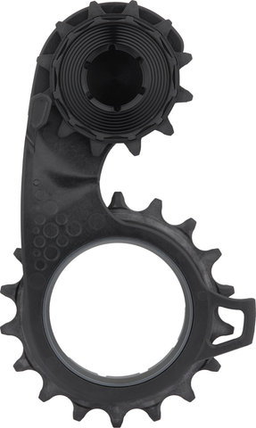 absoluteBLACK HOLLOWcage Carbon Ceramic Oversized Schalträdchen-System Shimano 9250 - titanium/12 Zähne (Leitrolle), 18 Zähne (Spannrolle)