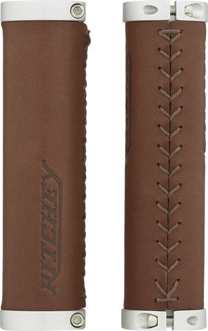 Ritchey Classic locking grip handlebar grips - brown/130 mm