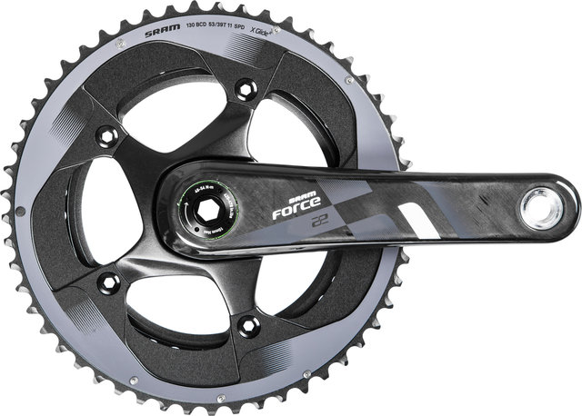 SRAM Force 22 BB30 11-fach Carbon Kurbelgarnitur - black/170,0 mm 39-53