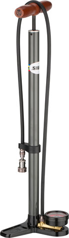 SILCA Pista Plus Floor Pump - dark grey