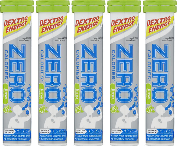 Dextro Energy Tabletas efervescentes Zero Calorías - 5 unidades - lime