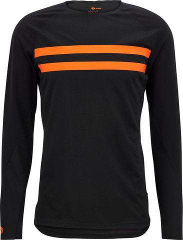 bc original Maillot MTB L/S - black-orange/M