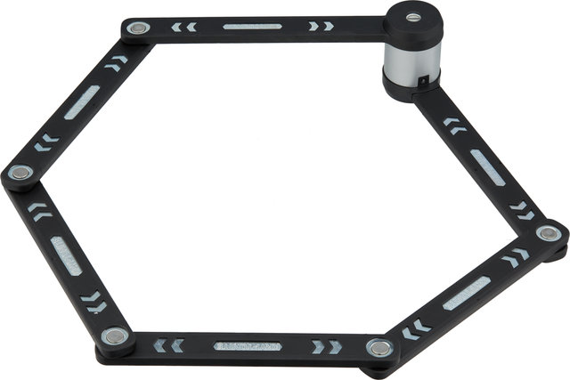 Kryptonite Kryptolok 610S Folding Lock with Click Frame Mount - black-grey/100 cm