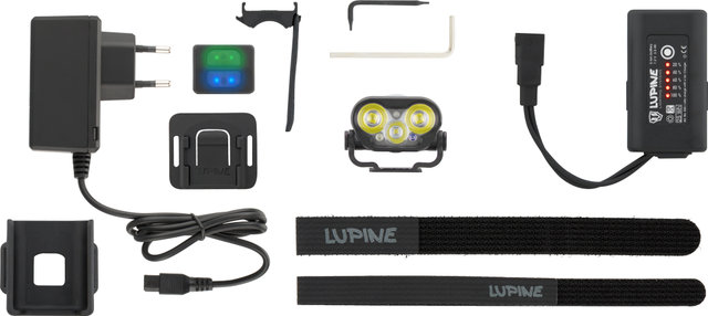 Lupine Lampe de Casque à LED Blika R 4 SC - noir/2400