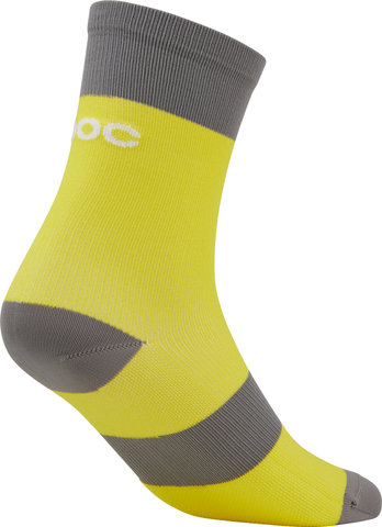 POC Calcetines Youth Essential MTB - aventurine yellow-sylvanite grey/40 - 42