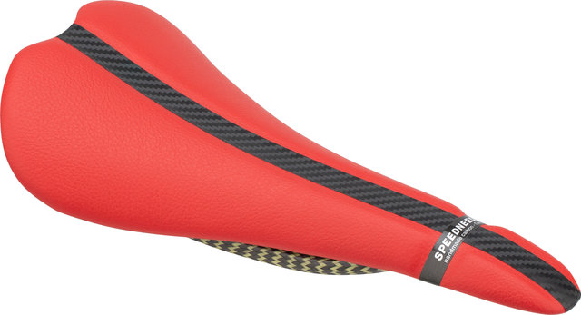 tune Selle Speedneedle 20TWENTY Carbon avec Cuir - rouge