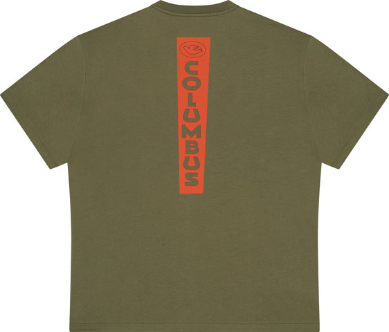 Cinelli Columbus Fork Sticker T-Shirt - army green/M