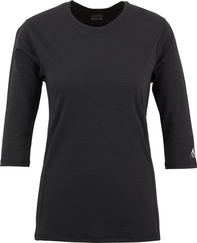 7mesh Desperado Merino 3/4 Damen Shirt - black/S