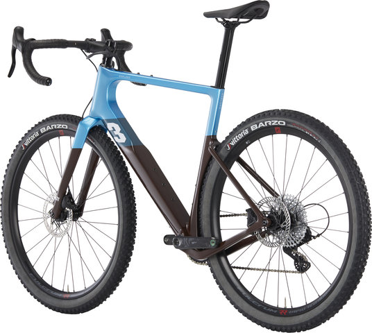 3T Exploro Max Ekar 1X Carbon Gravelbike - blue-brown/27,5" (650B)/M