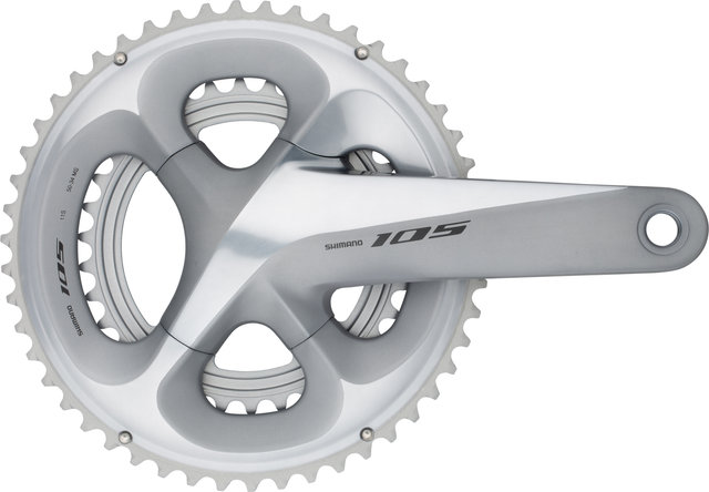 Shimano 105 FC-R7000 Hollowtech II Crankset - spark silver/172.5 mm 34-50