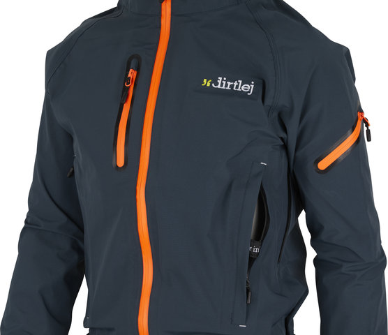 dirtlej Combinaison Dirtsuit Core Edition - steel blue-orange/M