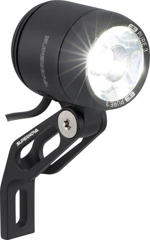 Supernova E3 Pure 3 LED Frontlicht mit StVZO-Zulassung - schwarz