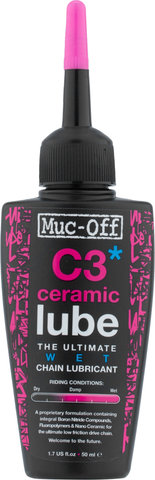 Muc-Off C3 Ceramic Wet Lube w/ UV Light - universal/50 ml