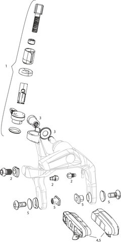 SRAM 2013 Red Brake Spare Parts - 2