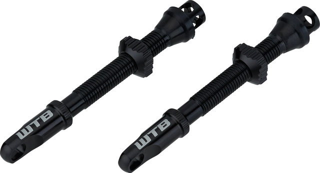 WTB Valve tubeless TCS AL Max-Flow - 2 pièces - noir/Valve Presta (SV)