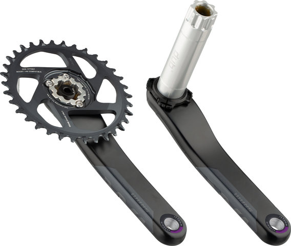 SRAM XX1 Eagle AXS DUB Boost 12-speed Crankset - grey/170,0 mm