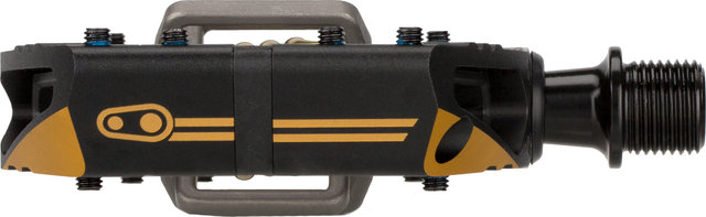 crankbrothers Mallet E 11 Clipless Pedals - black-gold