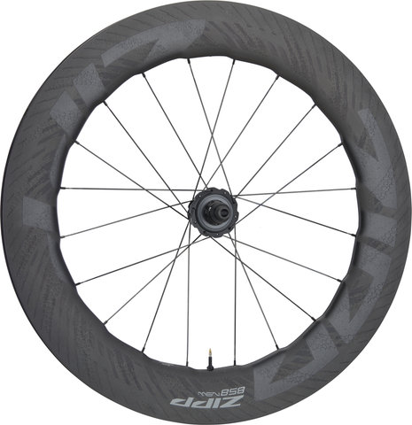 Zipp 858 NSW Carbon Tubeless Center Lock Disc Wheelset - black/142 mm/100 mm/28"/SRAM XDR/100 mm/SRAM XDR/100 mm/142 mm