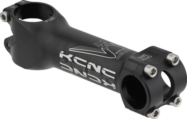 KCNC Fly Ride Stem 25.4 mm 5° - black-silver/+5°/-5° (FlipFlop)/120 mm