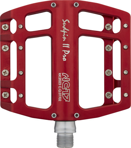 NC-17 Sudpin II Pro Platform Pedals - red