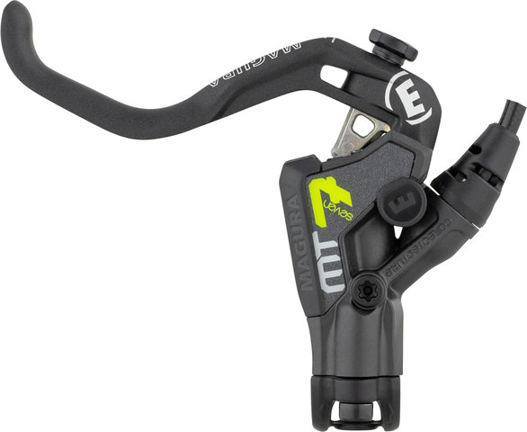 Magura Set de frenos de disco MT7 Pro HC Carbotecture d+t - black-mystic grey anodized/Set/Flip-Flop (no específico de lado)