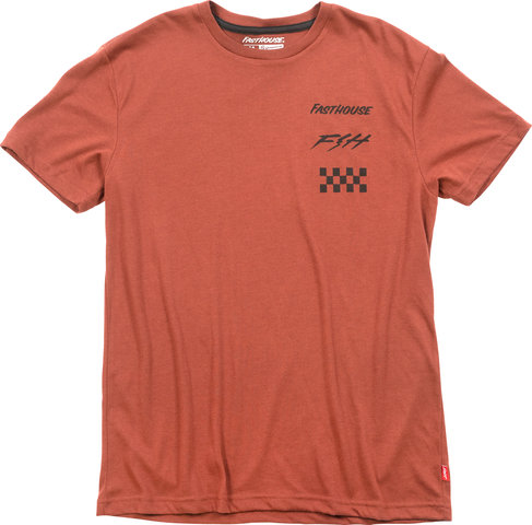 Fasthouse T-shirt technique Evoke S/S - rust/M