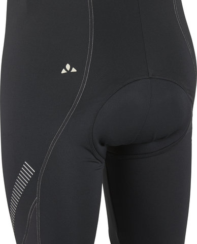 VAUDE Cuissard à Bretelles Mens Active Warm Tights - black-silver/M