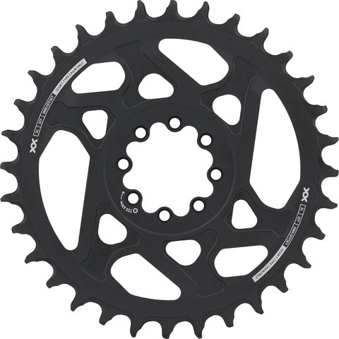 SRAM Chainring T-Type XX SL Eagle Transmission Direct Mount 0 mm - black/32 