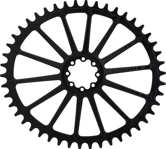 Garbaruk Oval Chainring AXS Road/CX SRAM Direct Mount 8-Hole Single Speed - black/46 