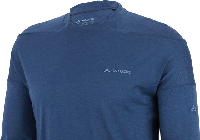 VAUDE Yaras LS Wool Shirt - dark sea/M