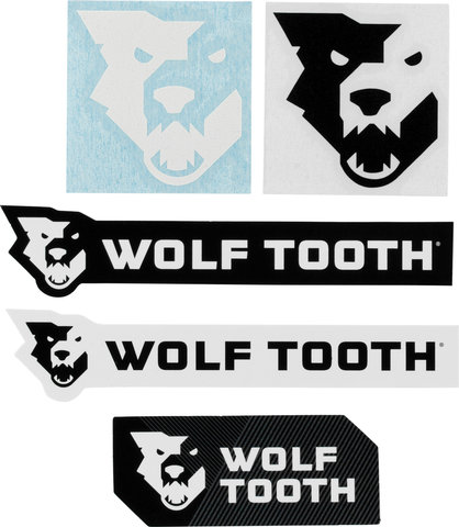 Wolf Tooth Components Decal Set - black-white