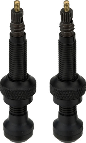 Schwalbe Tubeless Valve Set - black/Presta 40 mm