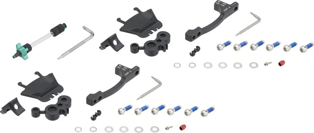 SRAM Set de Freins à Disque av+arr Maven Silver - black anodized/Ensemble/Flip-Flop (non spécifique au côté)