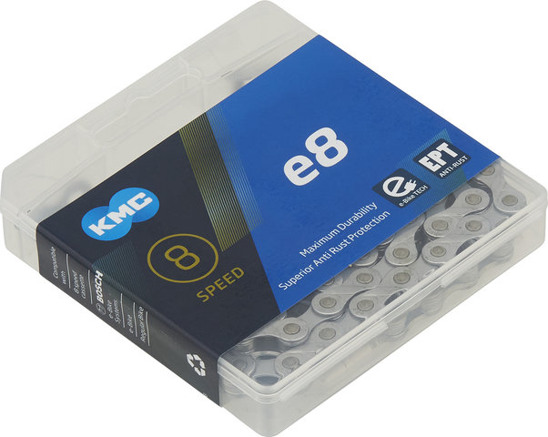 KMC e8 EPT E-Bike Chain 6-/7-/8-Speed - ept silver/122